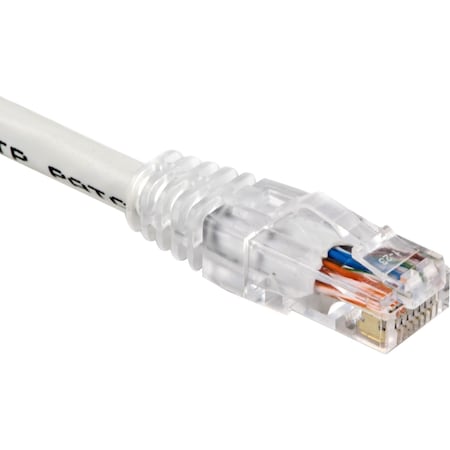 10Ft Cat 5E White Rj45 Snagless Network Patch Cable - 10 Ft Rj45 M/M